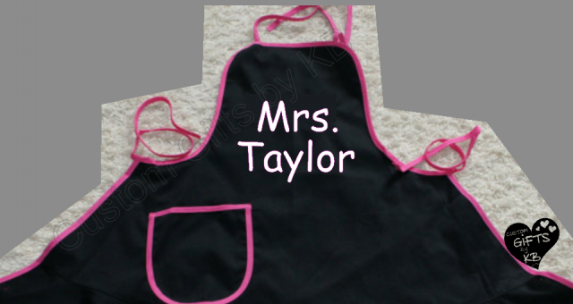 Custom MRS Girlie Apron - Image 2