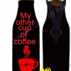 My Other cup of Coffee Bottle Koozie - Image 10