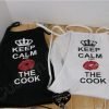 Keep calm and kiss the cook apron - Image 2