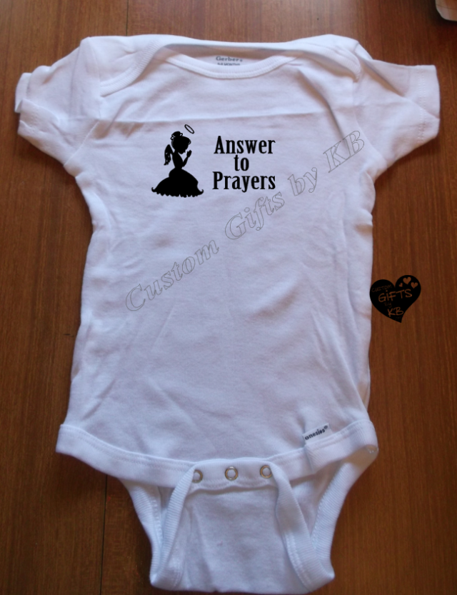 Answer to Prayers Onesie - Image 3