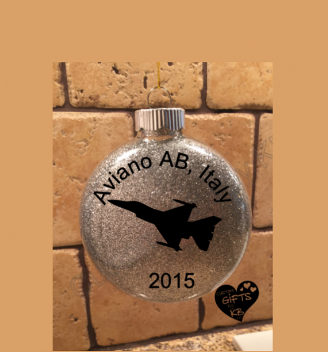 Military Air Force Base Ornament