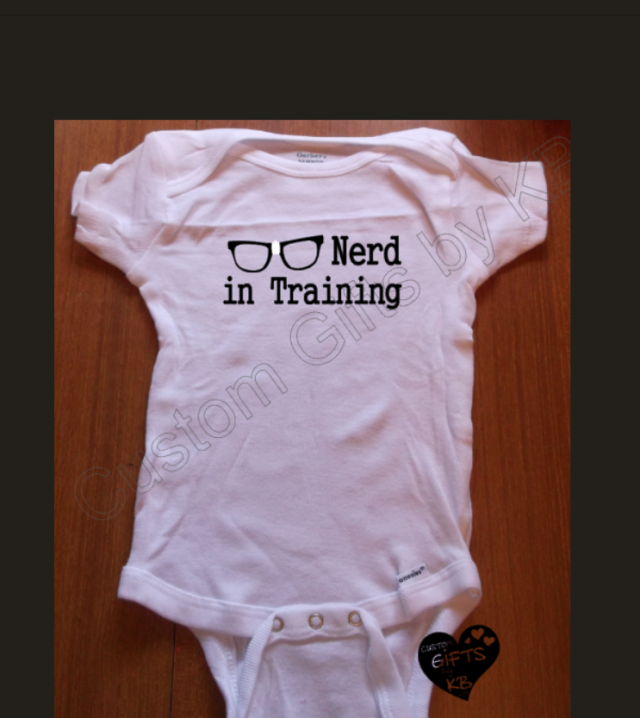 Nerd in Training Onesie