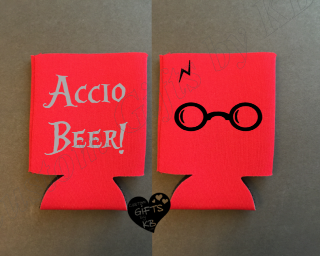 Accio Beer Can Coozie