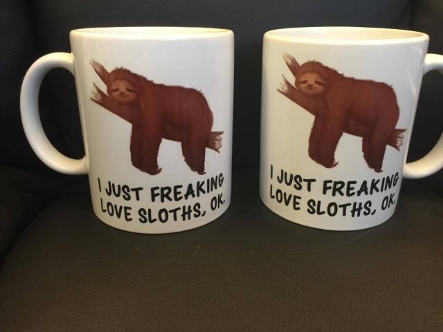 I freaking love Sloths Mug