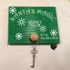 Santa Key with family name and snowflakes - Image 3