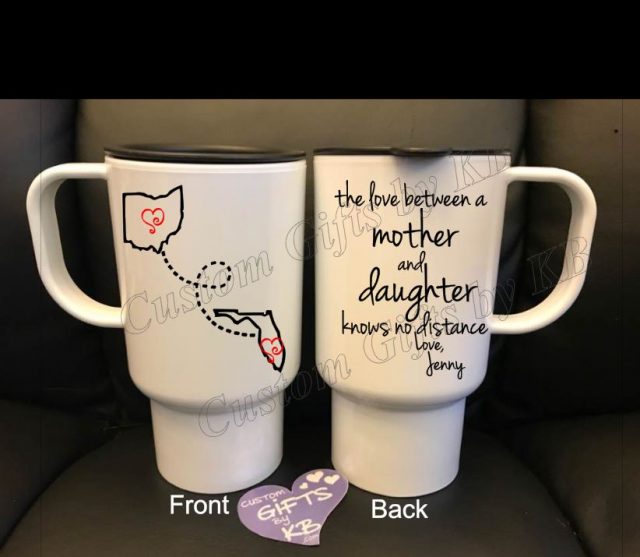 Mother and Daughter Travel Cup