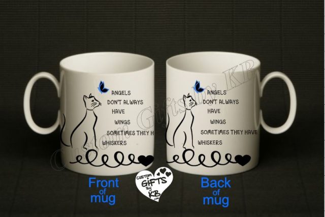 Cat Angel Mug