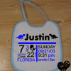 Birth Stats Bib to remember - Image 4