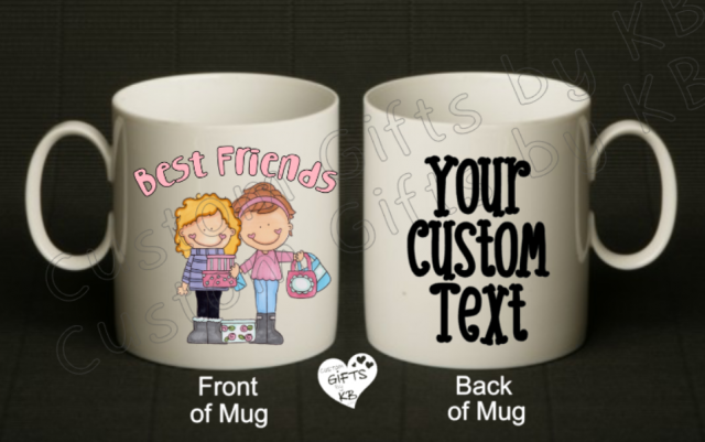 Custom Best Friends shopping Mug