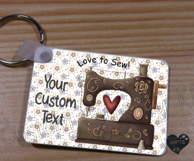 Love to Sew Key Chain