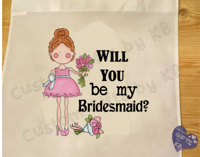 Will You be My Bridesmaid? Tote Sack