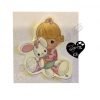 Precious Moments Girl with Bunny Clear Waterslide or Sticker - Image 2