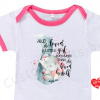 She loved a little Girl more than herself custom elephant baby onesie - Image 2