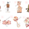 Birdhouse Stand - Cute Cartoon Giraffe Water Slides - Image 4