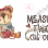 Cute Bear with Scarf and a ball of Yarn Water Slide – Measure Twice Cute Once Quote with measuring tape WaterSlide