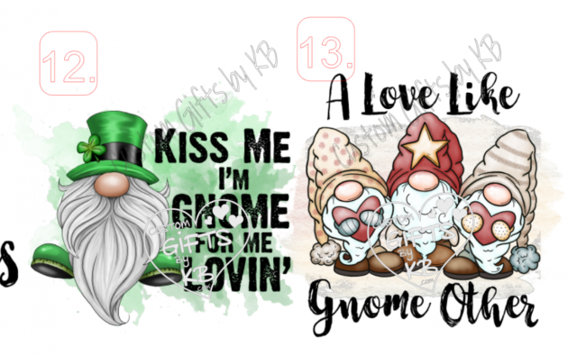 Kiss Me I'm Gnome for ME Lovin Water Slide - A Love Like Gnome Other WaterSlide