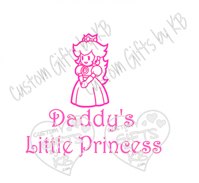 Daddys Little Princess SVG File