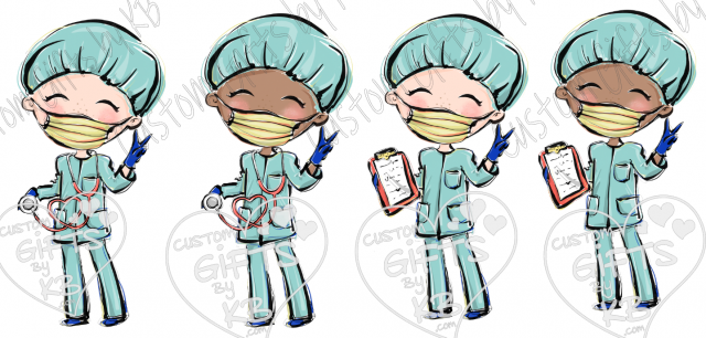 Medical Men Staying Safe digital download