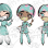 Woman Doctors in Scrubs Staying Safe Digital Downloads