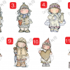 Winter Children Stickers or Waterslide - Image 2