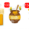 Honey Bee with Honey Waterslide ~ Honey Comb with Bees water slide or sticker - Image 3