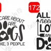 Cute Dog Quotes Waterslide or Sticker - Image 7