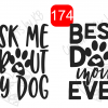 Cute Dog Quotes Waterslide or Sticker - Image 6