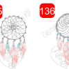 Dream Catcher WaterSlide ~ Feather Dream Catcher Water Slide or Sticker - Image 3