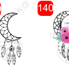 Dream Catcher WaterSlide ~ Feather Dream Catcher Water Slide or Sticker - Image 5