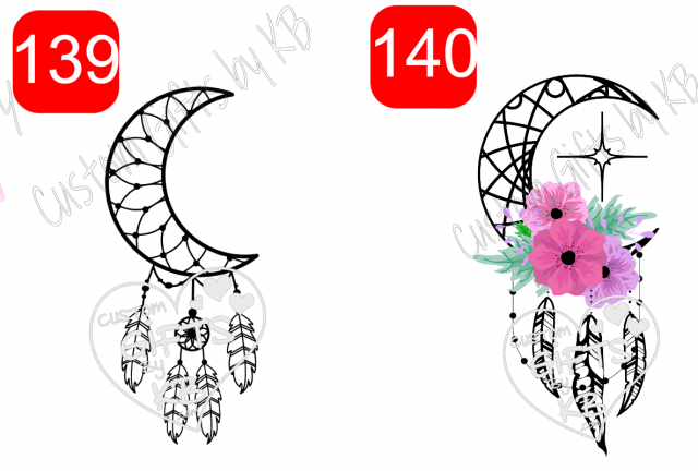 Dream Catcher WaterSlide ~ Feather Dream Catcher Water Slide or Sticker