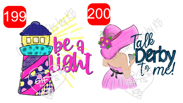 Talk Derby to me! Waterslide~ Be a Light Lighthouse Waterslide or Sticker Design