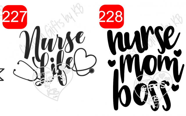 Nurse Life Sticker or Waterslide~ Nurse mom Boss Waterslide or Sticker