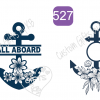 All Aboard Anchor ~ Flowery Anchor Design - Image 5