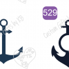 All Aboard Anchor ~ Flowery Anchor Design - Image 4