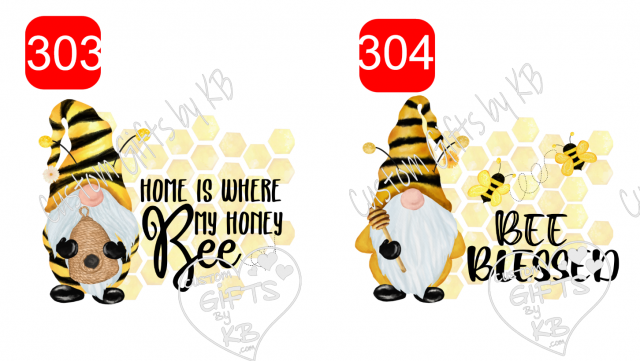 Home is where my Honey Bee Sticker or Waterslide ~ Bee Blessed Sticker