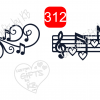 Infinity Music Forever Sticker or Waterslide ~Music Notes - Image 7