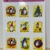 Pink Christmas Planner Sticker ~ Big eye Santa Sticker ~ Yellow Christmas Gnome ~ Red Gnomes Stickers - Image 5