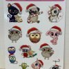 Pink Christmas Planner Sticker ~ Big eye Santa Sticker ~ Yellow Christmas Gnome ~ Red Gnomes Stickers - Image 8