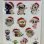 Pink Christmas Planner Sticker ~ Big eye Santa Sticker ~ Yellow Christmas Gnome ~ Red Gnomes Stickers