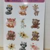 Wedding Stickers ~ Love Coffee Sticker ~ Yellow Flower Animals ~ Smiley Face Sweets Stickers - Image 11