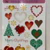 Fall Planner Sticker ~ Cute Gift Givers ~ Autism Love Sticker ~ Christmas Hearts Sticker - Image 2