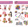 Fall Planner Sticker ~ Cute Gift Givers ~ Autism Love Sticker ~ Christmas Hearts Sticker - Image 10