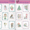 Christmas Precious Moments Stamp designed Stickers - Image 4