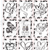 1.3" Fancy Heart Sticker | Valentine Heart Sticker | Valentine Heart Stamp Stickers | Owl ways and forever - Image 4