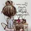 You Can never be Too Awesome Transfer ~ Sublimation transfer Girl with Shopping bag and coffee - Image 3