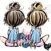 Best Friends Sublimation Transfer - - Image 3