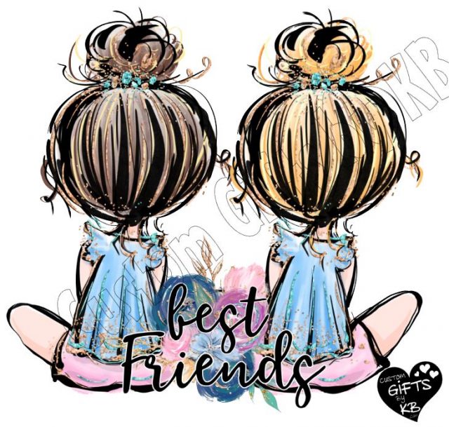 Best Friends Sublimation Transfer -