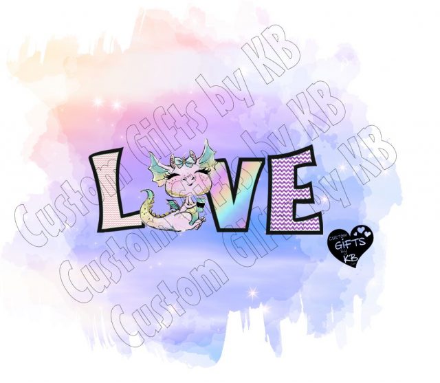 Cute Pink Love Coffee Dragon PNG Digital Download Cute Pink Love Coffee Dragon PNG Digital Download