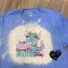 I'm the Reason Mommy's Dragon Today Shirt - Heather Blue shirt - Image 3